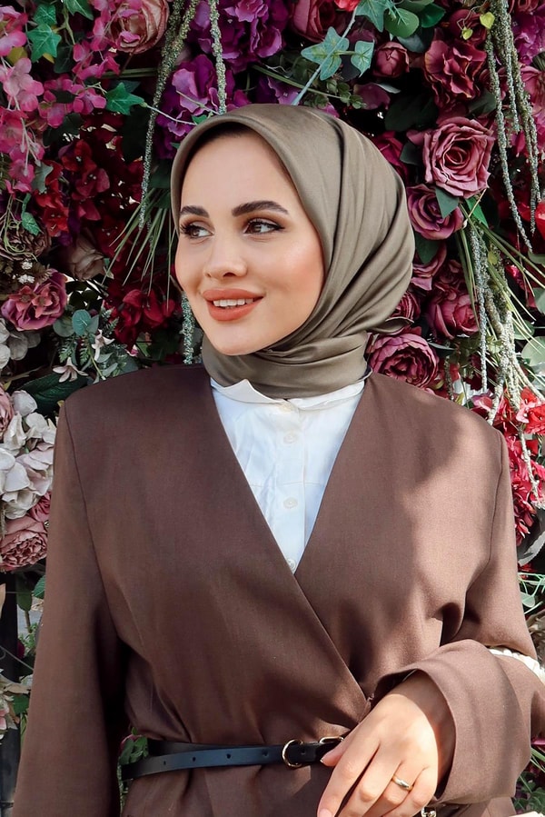 LevidorK.Vizon Çift Taraflı Twill İpek Eşarp