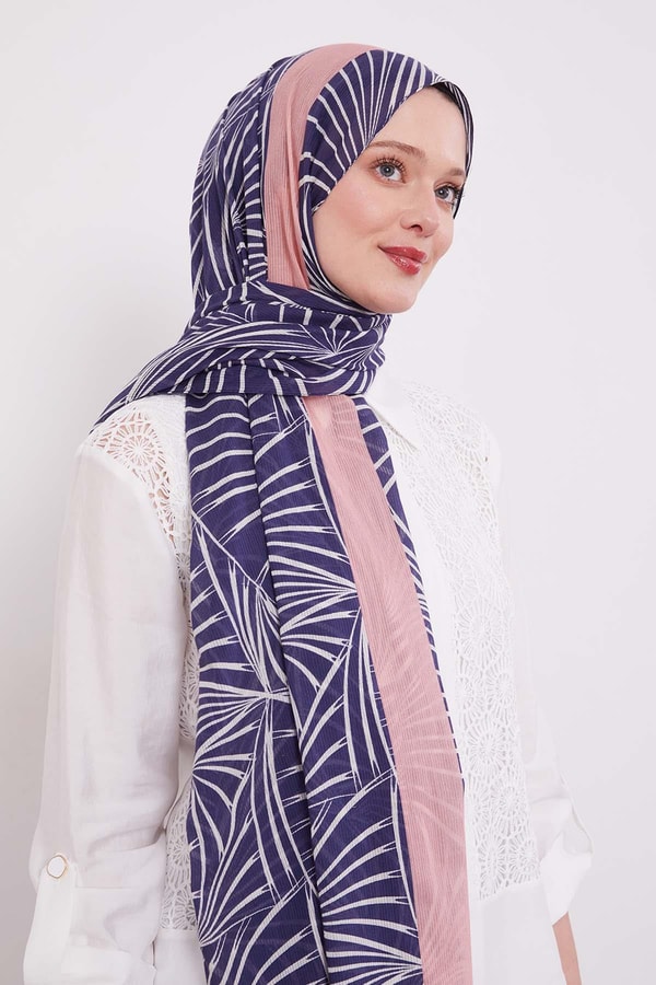 LevidorK.Somon Tropikal Pamuklu Şal