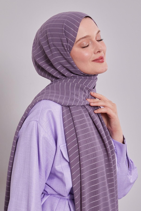 LevidorK.Mor Çizgili Cazz Şal