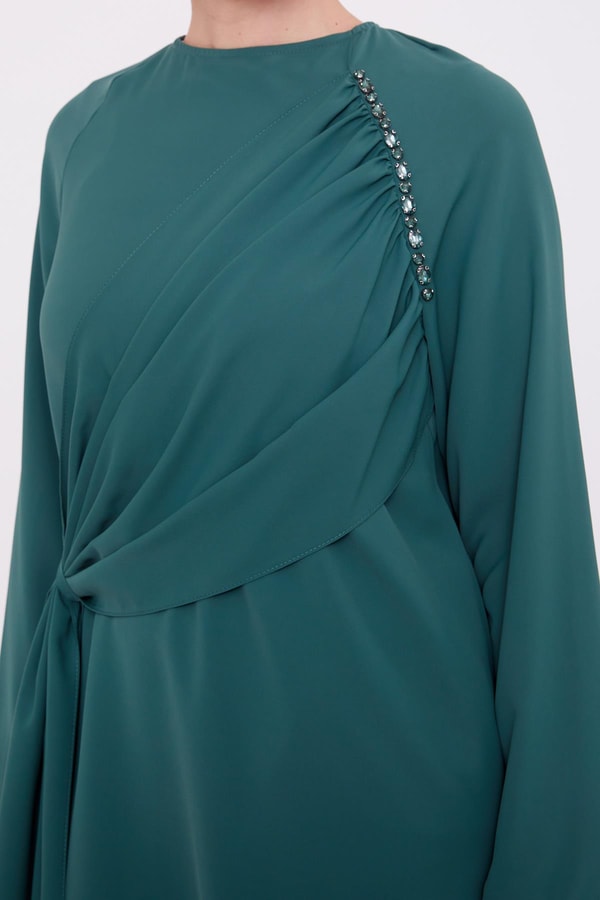 LevidorK.Yeşil ALLER BAĞLAMA İŞLEMELİ İKİLİ TAKIM