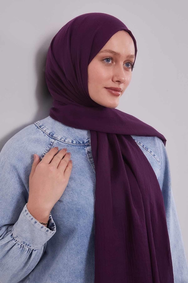 LevidorK.Mor Düz Hawai Şal