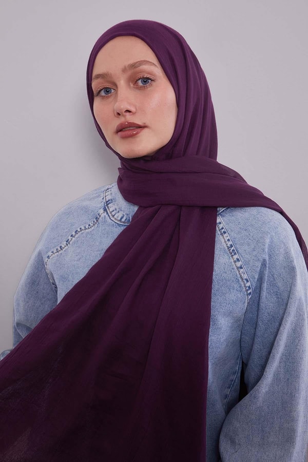 LevidorK.Mor Düz Hawai Şal