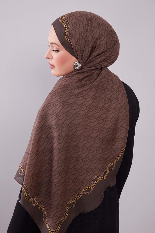 LevidorK.Vizon LVD Baskılı Yün İpek Şal