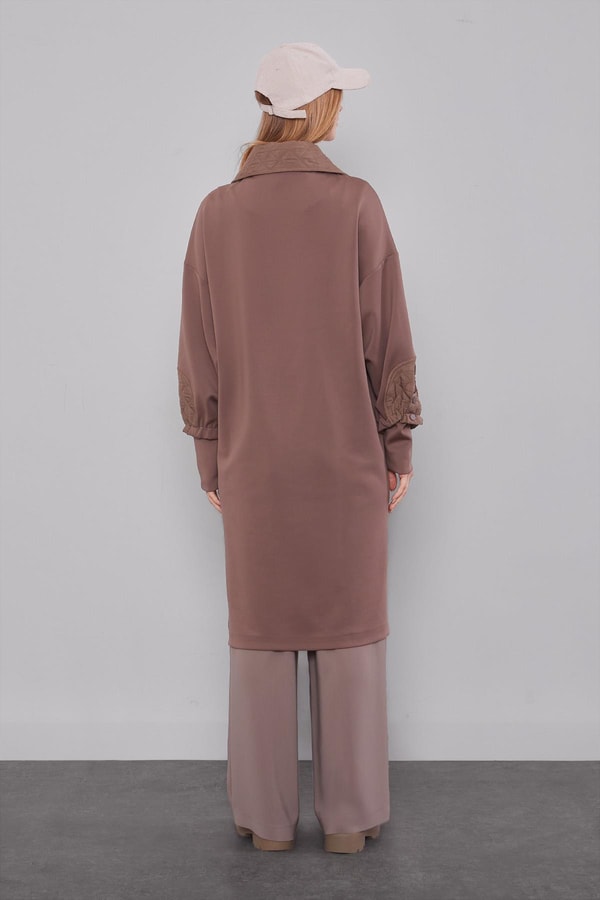 LevidorK.Taş Kol Kapitone Detaylı Kap