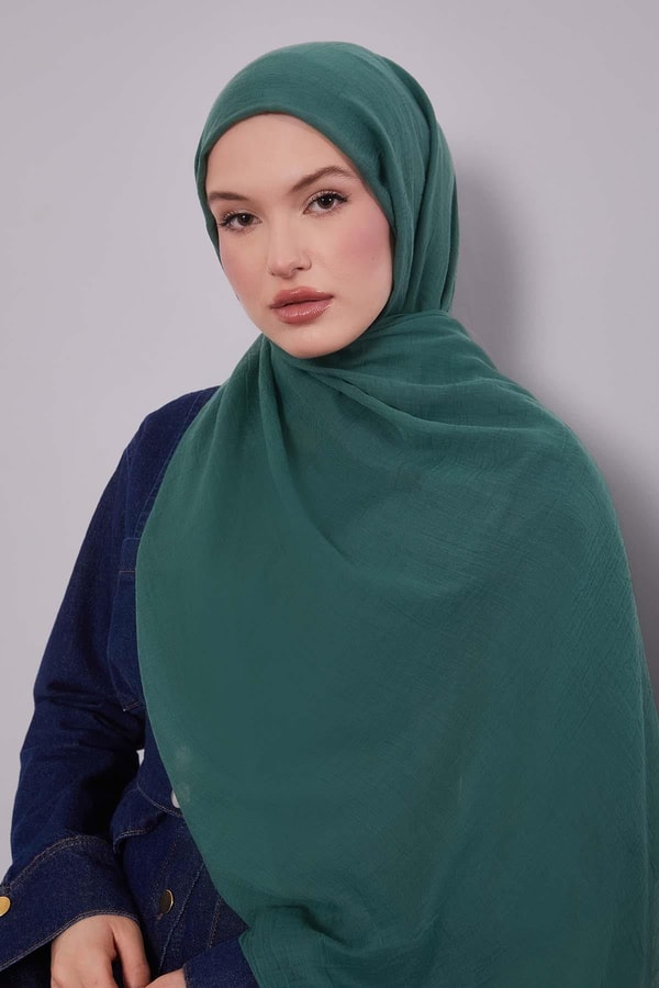 LevidorK.Yeşil Düz Hawai Şal