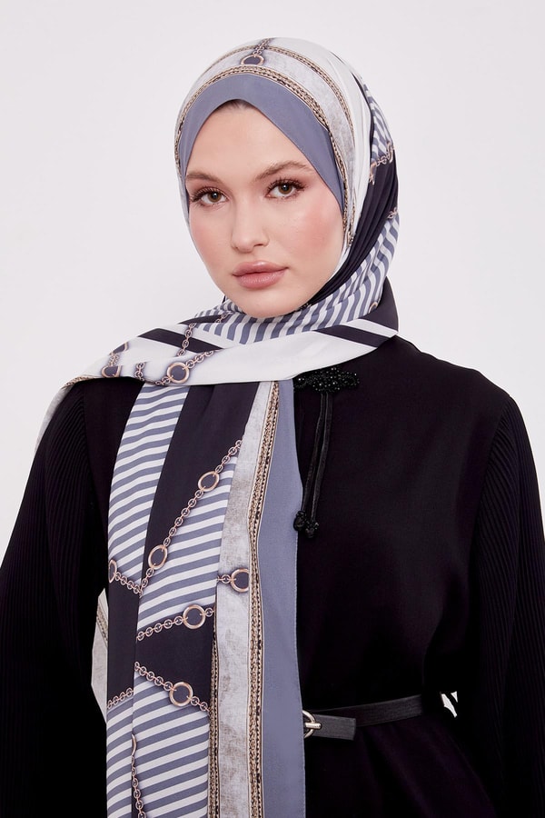 LevidorK.Gri Zincir Desen Love