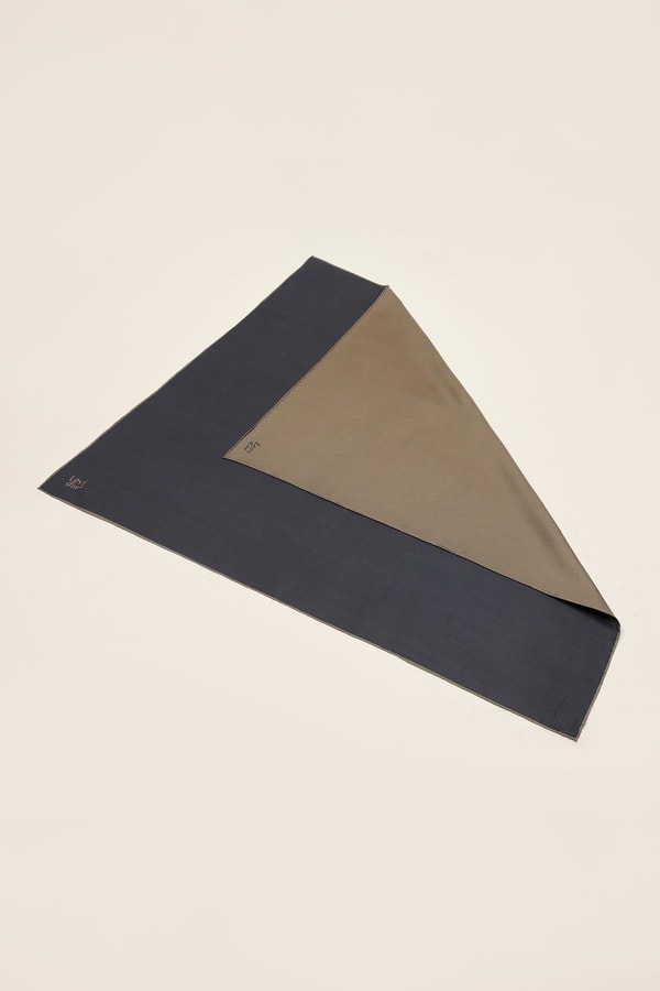 LevidorK.Vizon Çift Taraflı Twill İpek Eşarp