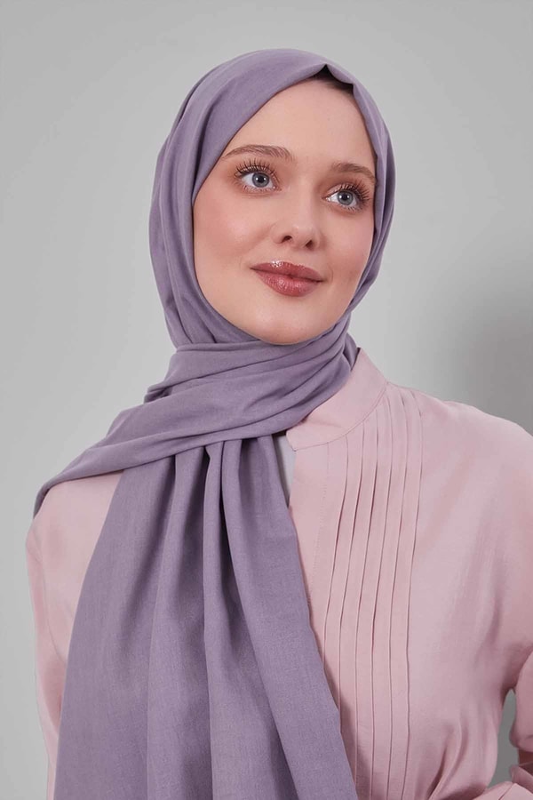 LevidorK.Lila Düz Tensel Şal