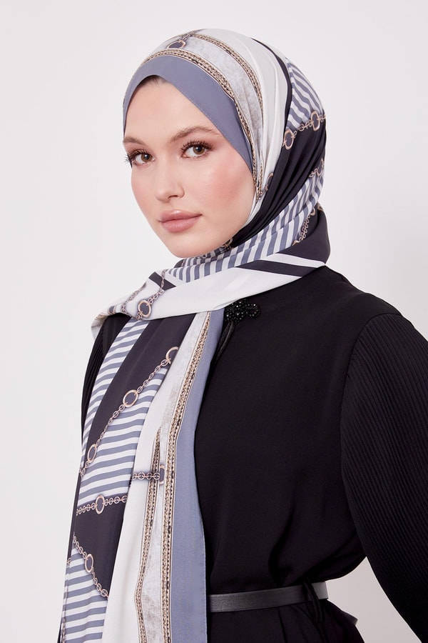 LevidorK.Gri Zincir Desen Love