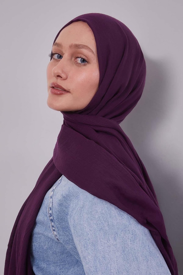 LevidorK.Mor Düz Hawai Şal