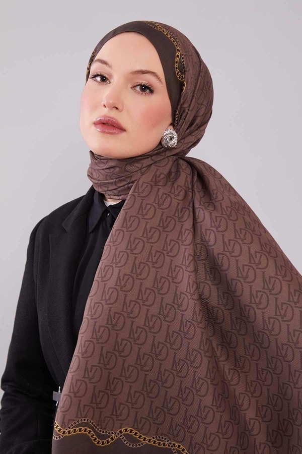 LevidorK.Vizon LVD Baskılı Yün İpek Şal