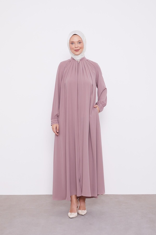 LevidorK.Pudra Omuz Taş Detay Ferace