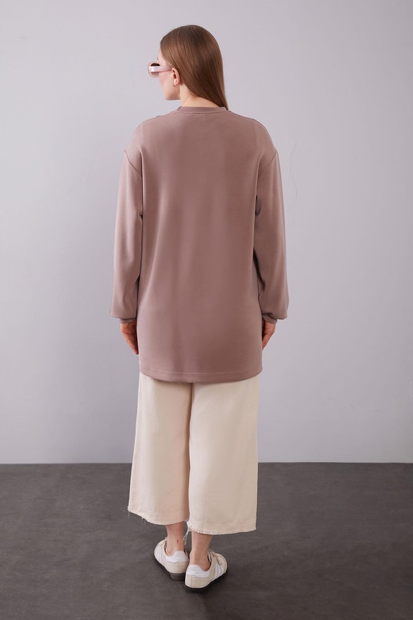 LevidorK.Vizon Kot Şerit Detaylı Sweat