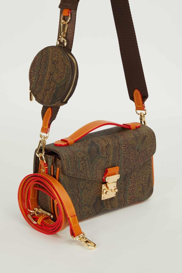 LevidorKahve Askı Cüzdan Detaylı El Çantası