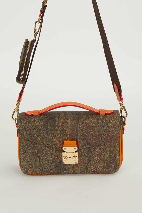 LevidorKahve Askı Cüzdan Detaylı El Çantası