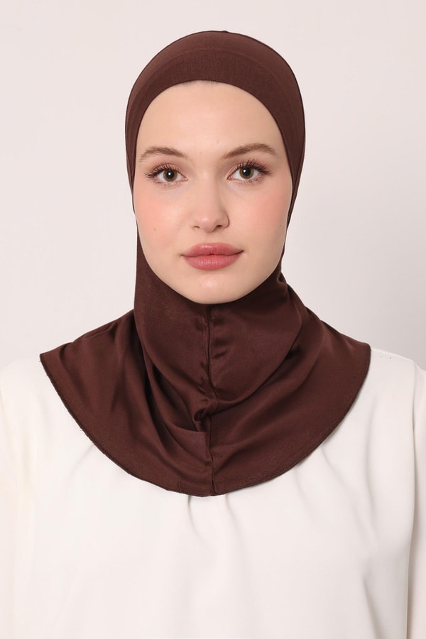 LevidorKahve Hijabchi Boyunluklu Bone