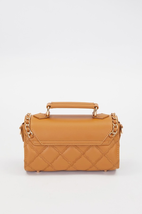 LevidorKahve Metal Halka Detay Omuz Çantası