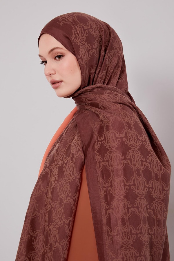 LevidorKahve Tuğra Desen Grazia Şal