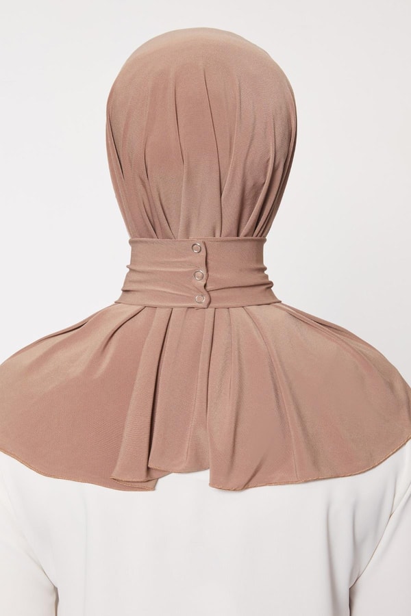 LevidorKaramel Pratik Spor Çıtçıt Şal Bone