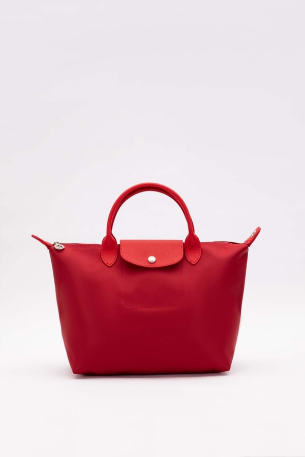 LevidorKırmızı Deri Kapak Aksesuarlı Omuz Çantası