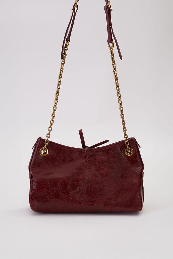 LevidorKırmızı Fiyonk Model Omuz Çantası