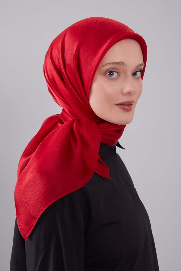 LevidorKırmızı Janjan Eşarp