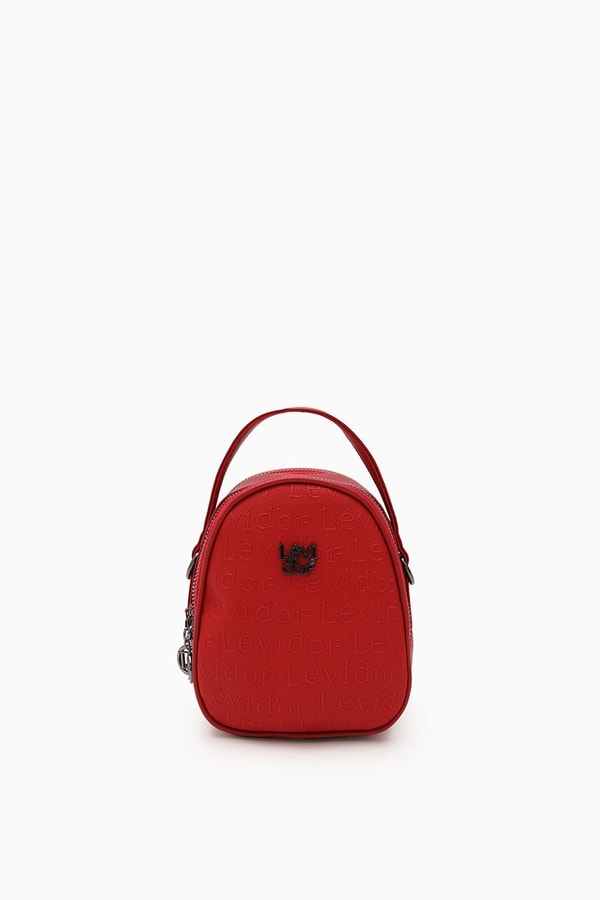 LevidorKırmızı Oval Model Omuz Çantası