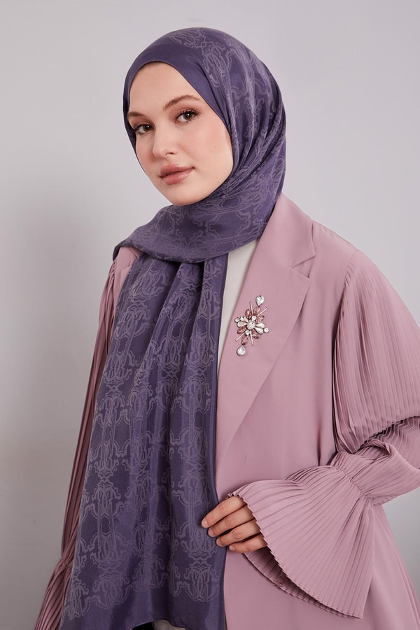 LevidorKot Mavi Tuğra Desen Grazia Şal