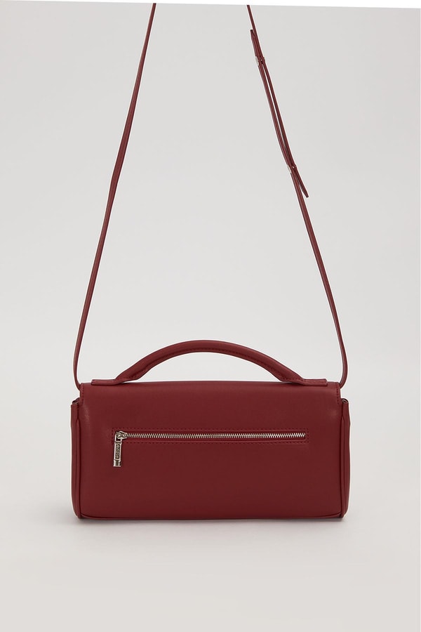 LevidorKOYU KAHVE Yatay Form Omuz Çantası