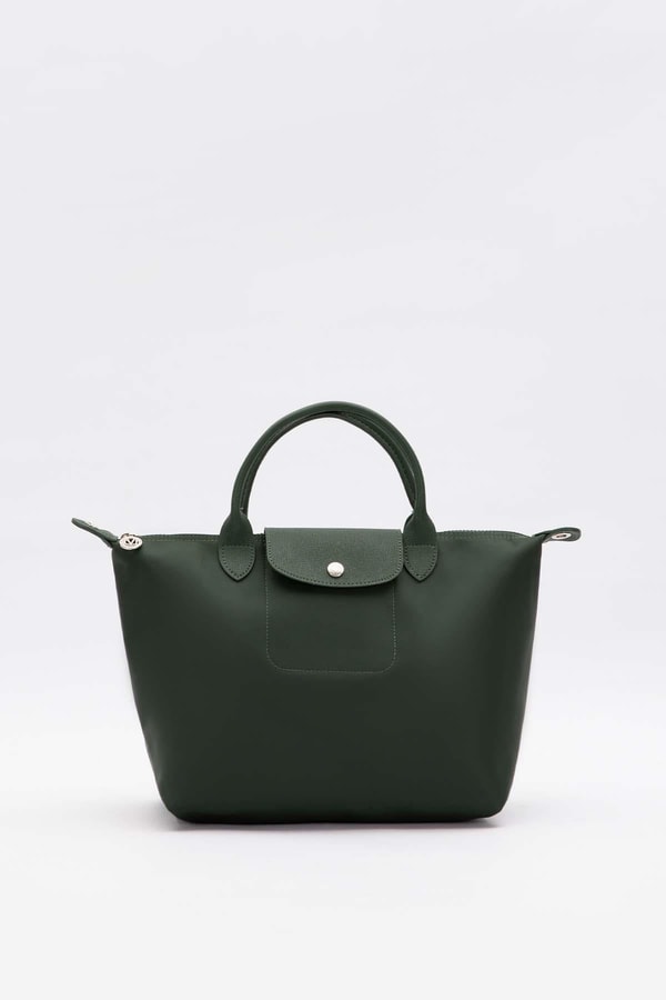 LevidorKOYU YEŞİL C12 9604 Deri Kapak Aksesuarlı Omuz Çantası