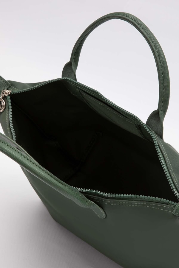 LevidorKOYU YEŞİL C12 9604 Deri Kapak Aksesuarlı Omuz Çantası