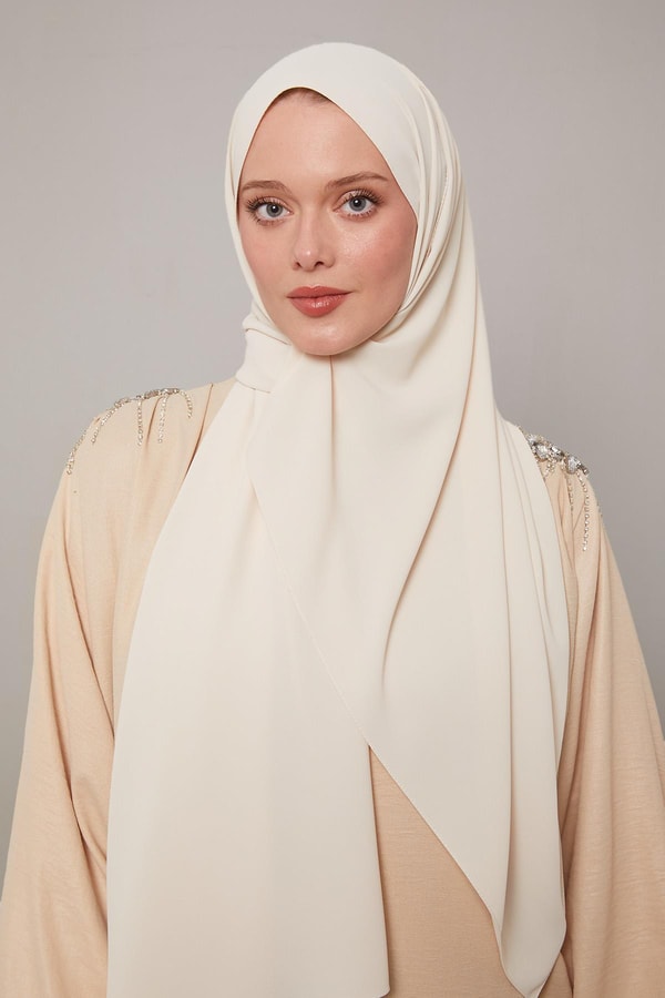 LevidorKrem Dokulu Tensel Şal