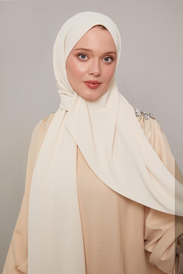 LevidorKrem Dokulu Tensel Şal