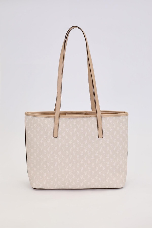 LevidorKrem Gold Akseusar Detaylı Omuz Çantası