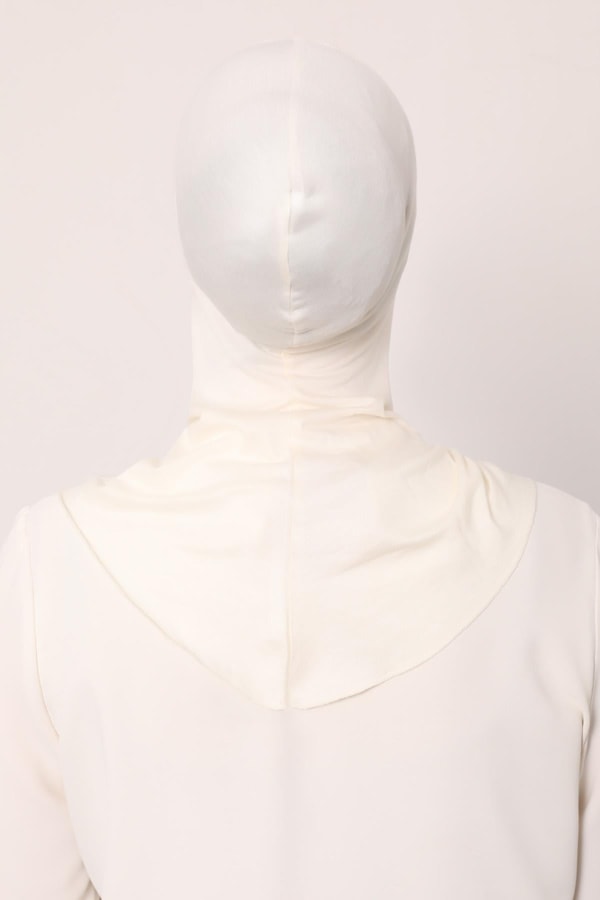 LevidorKrem Hijabchi Boyunluklu Bone
