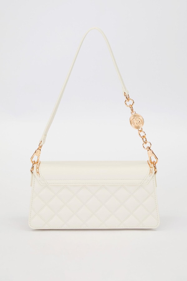 LevidorKrem Kalp Toka Detay Omuz Çantası