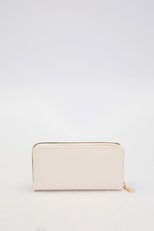 LevidorKrem Kapama Detaylı Cüzdan