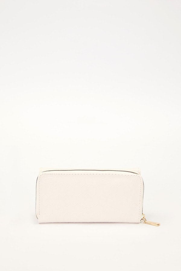 LevidorKrem Logo Detay Cüzdan