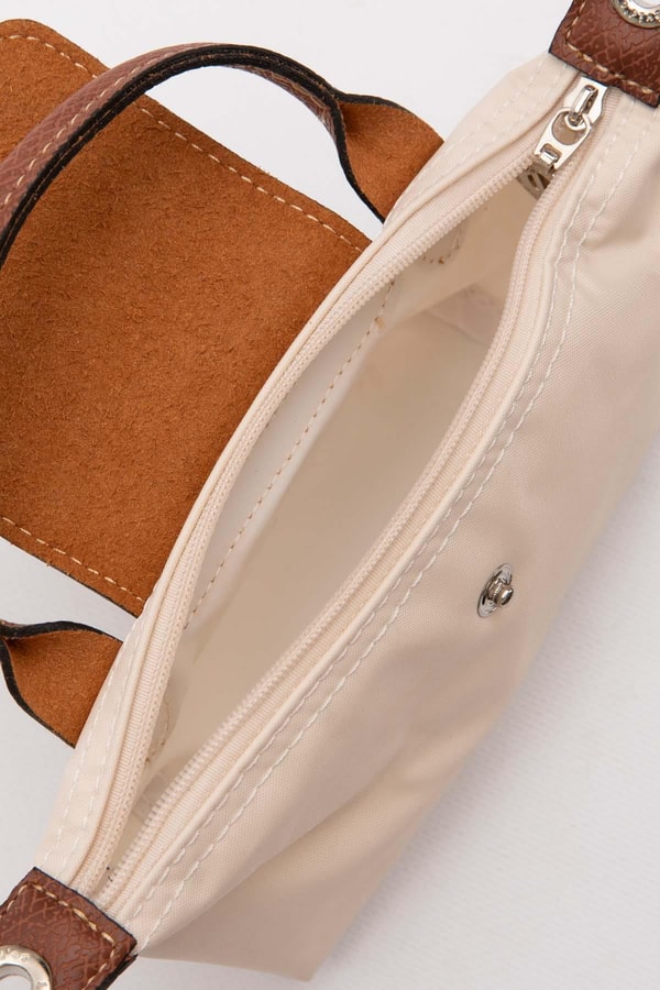 LevidorKrem Mini Boy Deri Kapak Detaylı El Çantası