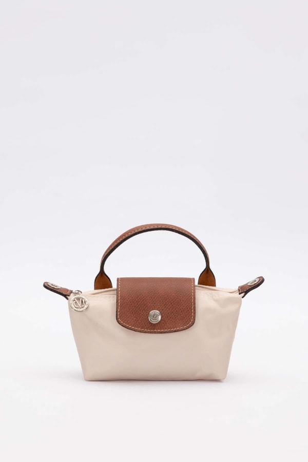 LevidorKrem Mini Boy Deri Kapak Detaylı El Çantası