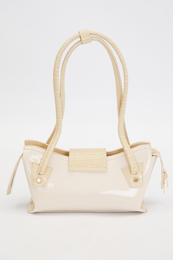 LevidorKREM RUGAN Baget Omuz Çantası