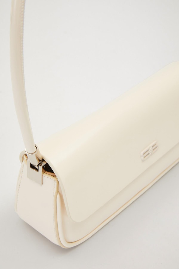 LevidorKrem Uzun Askılı Omuz Çantası