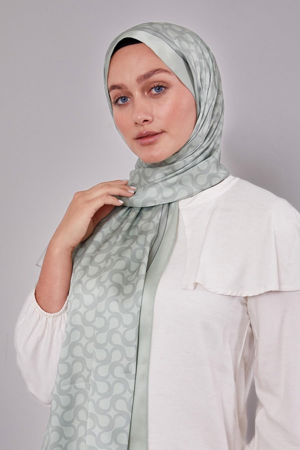 LevidorKüf Yeşili S Desen Angel Şal