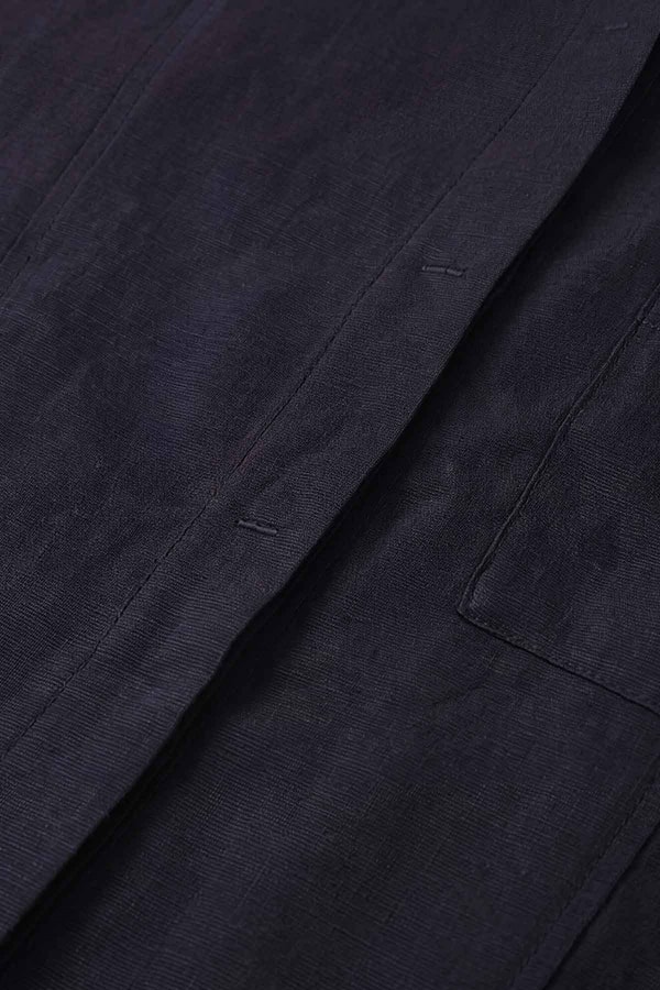 LevidorLacivert Düğmeli Poplin Gömlek