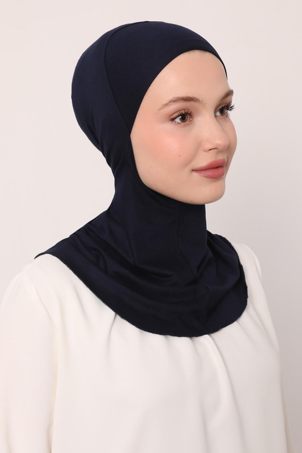 LevidorLacivert Hijabchi Boyunluklu Bone