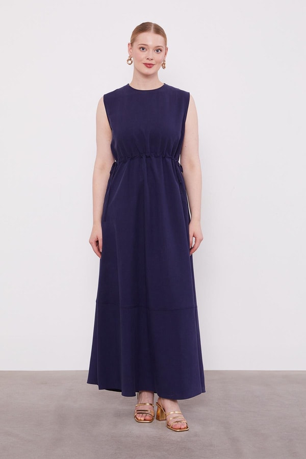 LevidorLacivert Vatkalı Cupra Ceket Takım