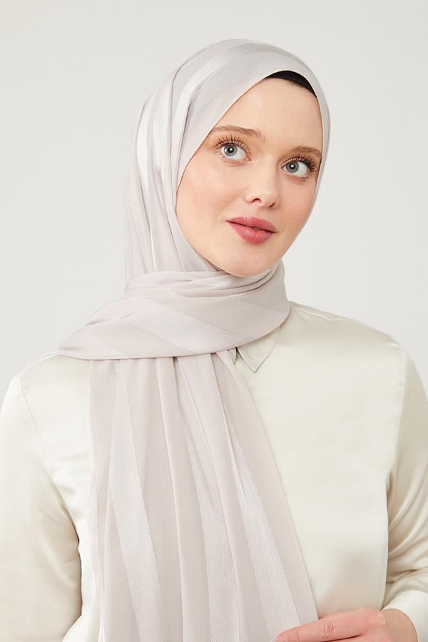 LevidorLevidor A.Gül Sim Şerit Desenli Tokyo Şal