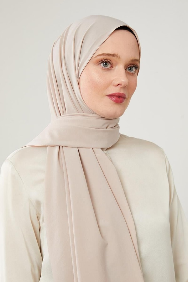 LevidorLevidor A.Bej Düz Desen Elegance Şal