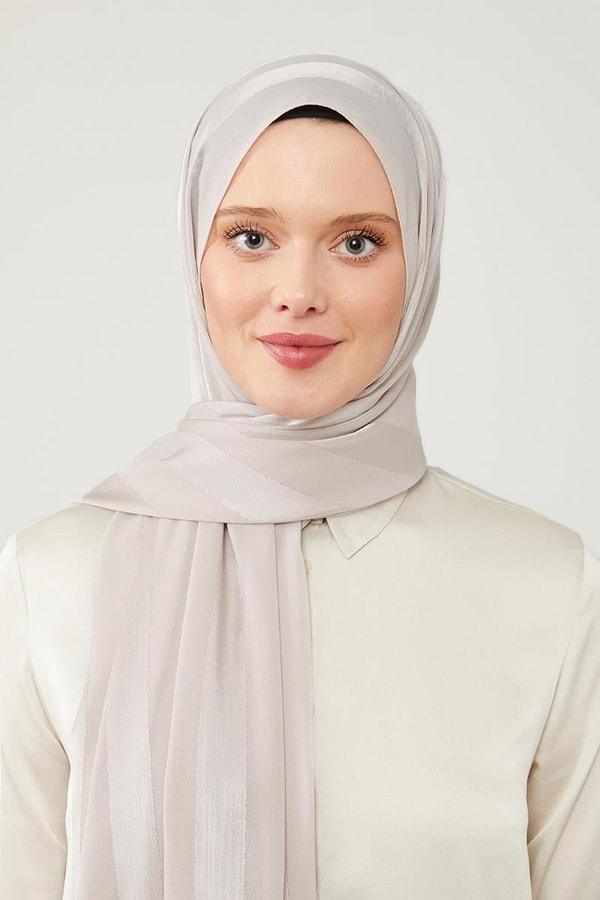 LevidorLevidor A.Gül Sim Şerit Desenli Tokyo Şal