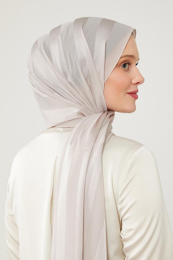 LevidorLevidor A.Gül Sim Şerit Desenli Tokyo Şal